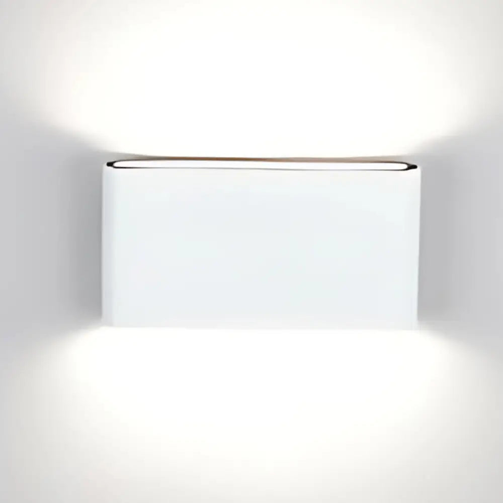 Green Earth Lighting Australia General 6500k HAYDEN 12W Up/Down White LED Wall Lamp IP54 10883