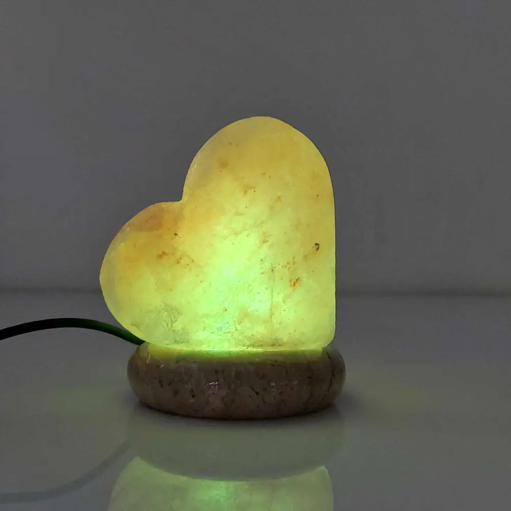 Green Earth Lighting Australia Home & Garden > Lighting > Night Lights & Ambient Lighting Heart Shape USB Colour Changing Himalayan Salt Lamp COLOUR_USB_Salt_Lamp_HEART