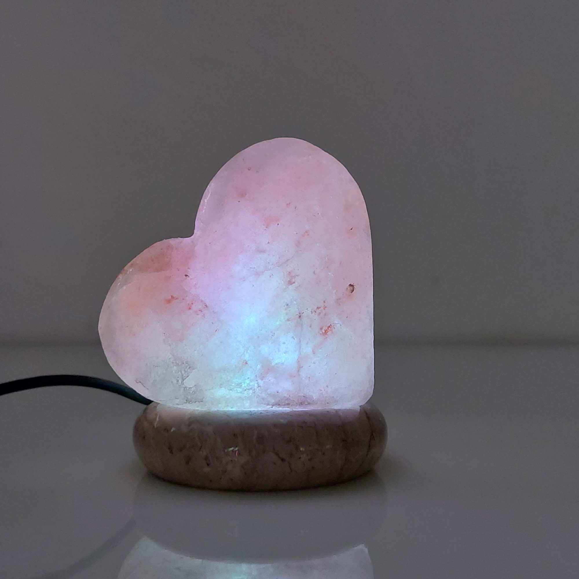 Green Earth Lighting Australia Home & Garden > Lighting > Night Lights & Ambient Lighting Heart Shape USB Colour Changing Himalayan Salt Lamp COLOUR_USB_Salt_Lamp_HEART