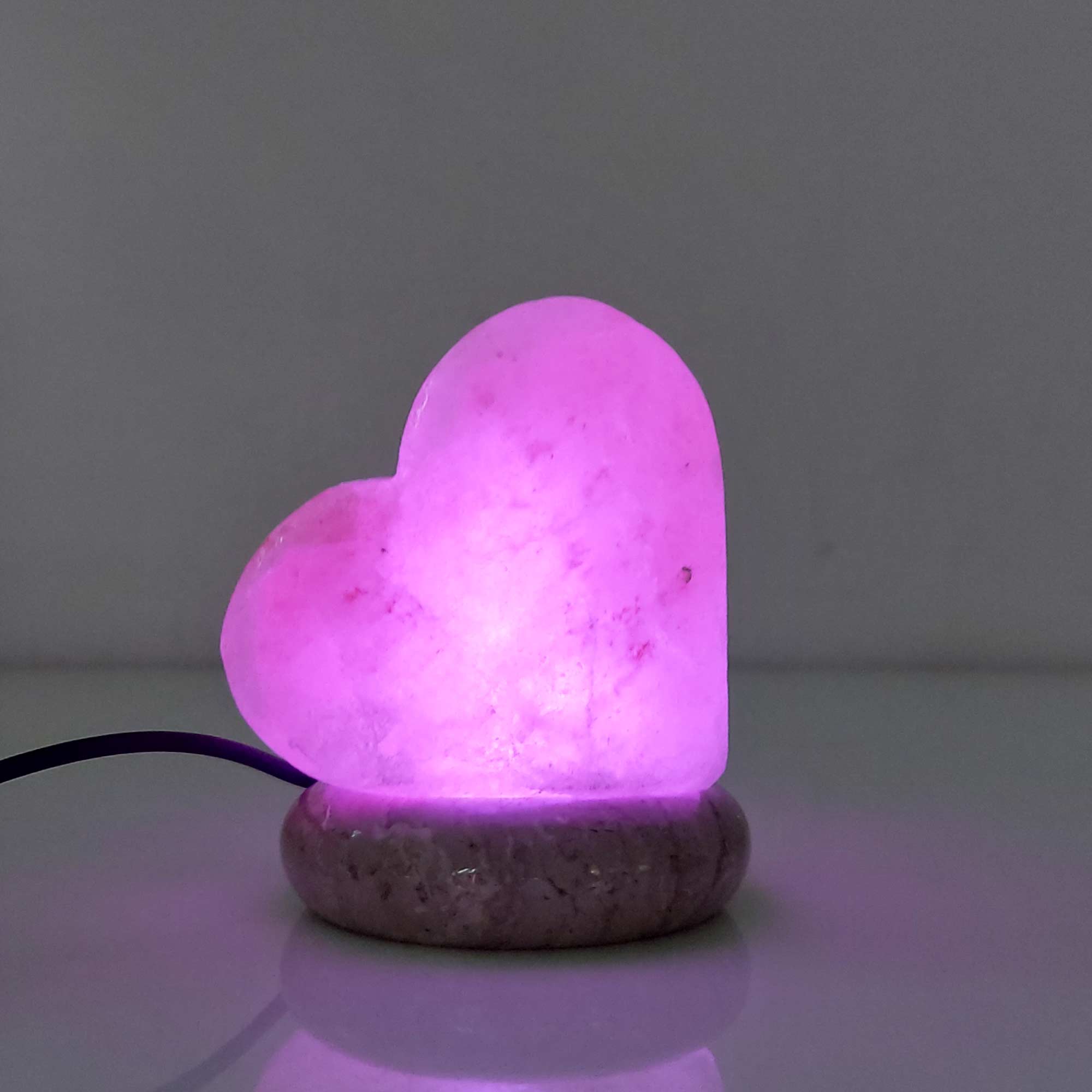 Green Earth Lighting Australia Home & Garden > Lighting > Night Lights & Ambient Lighting Heart Shape USB Colour Changing Himalayan Salt Lamp COLOUR_USB_Salt_Lamp_HEART