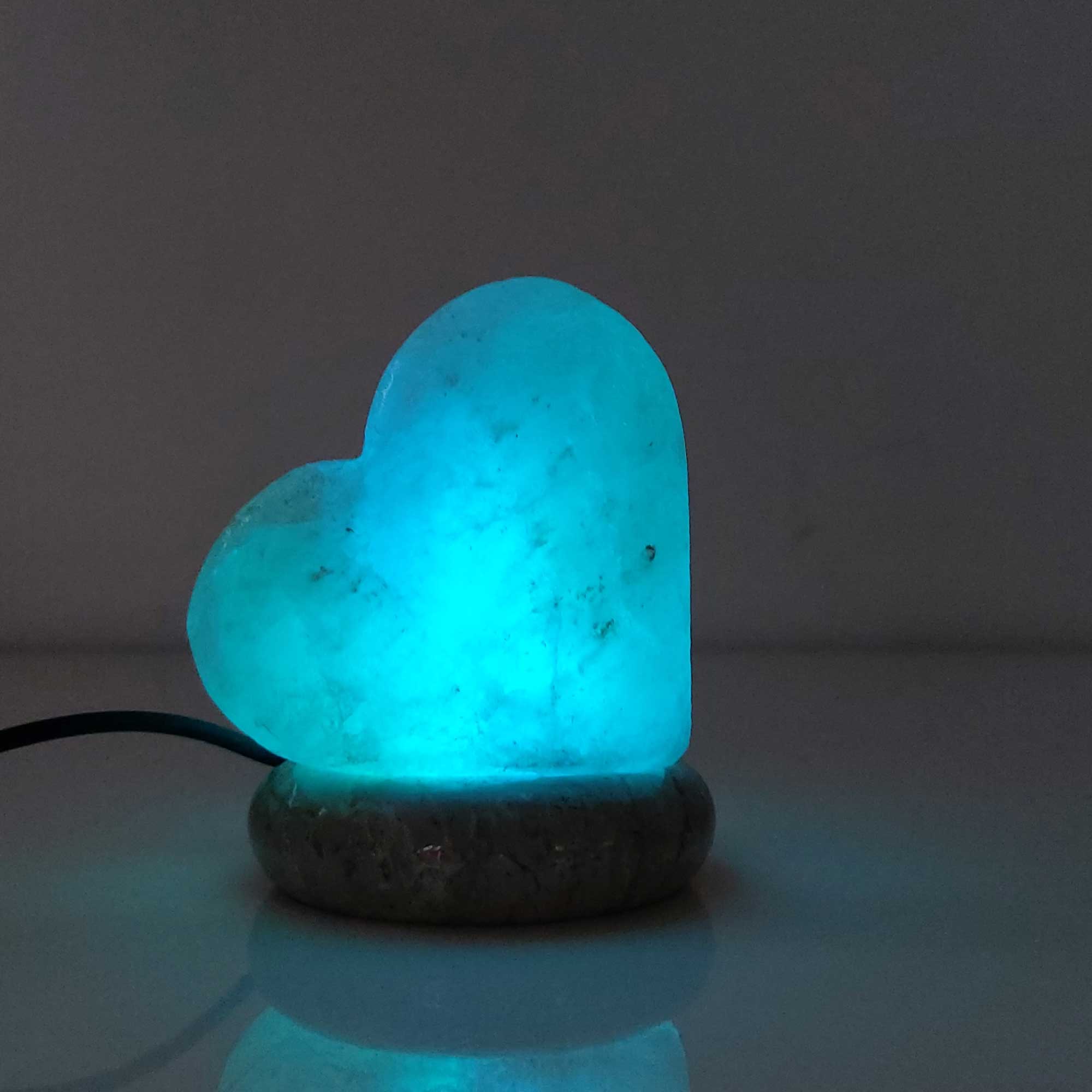 Green Earth Lighting Australia Home & Garden > Lighting > Night Lights & Ambient Lighting Heart Shape USB Colour Changing Himalayan Salt Lamp COLOUR_USB_Salt_Lamp_HEART