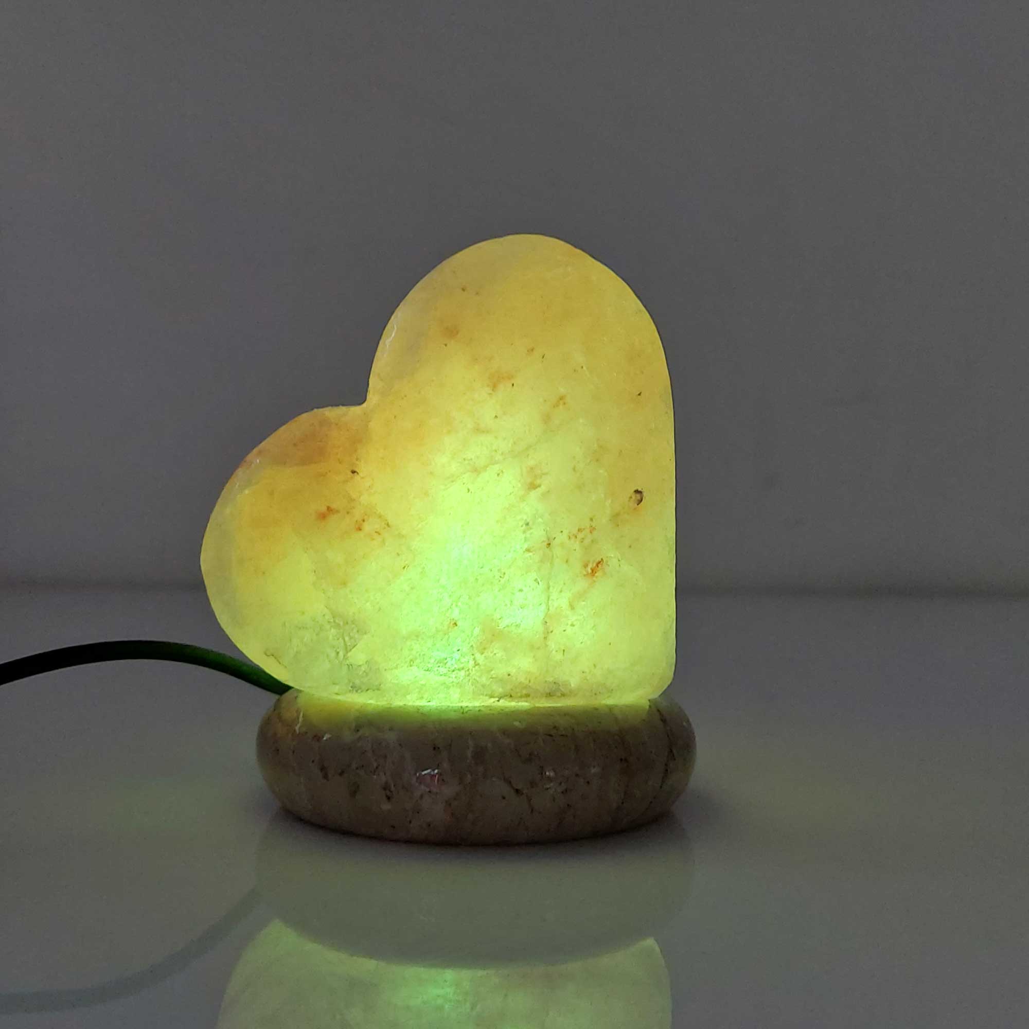 Green Earth Lighting Australia Home & Garden > Lighting > Night Lights & Ambient Lighting Heart Shape USB Colour Changing Himalayan Salt Lamp COLOUR_USB_Salt_Lamp_HEART