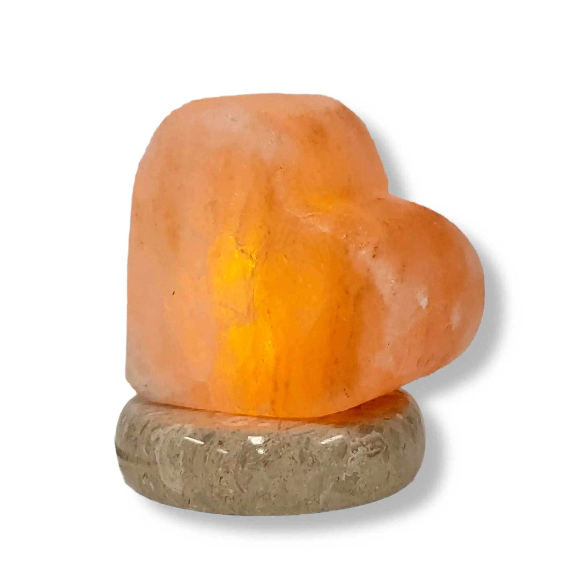 Heart Shape Usb Himalayan Salt Lamp Green Earth