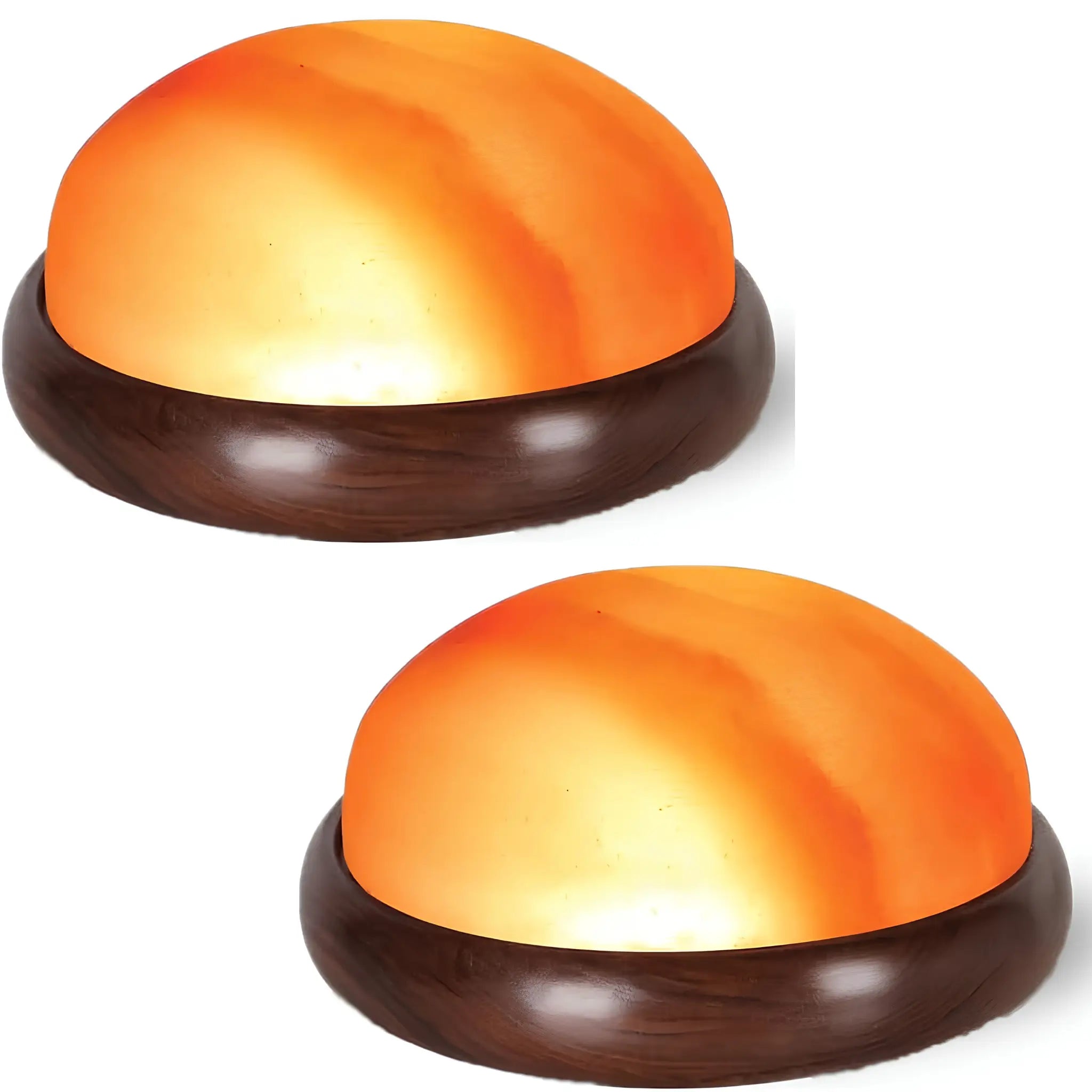 Twin pack Green earth Himalayan Foot Detox Pad Salt Lamp 3-5kg | Heated Foot Therapy