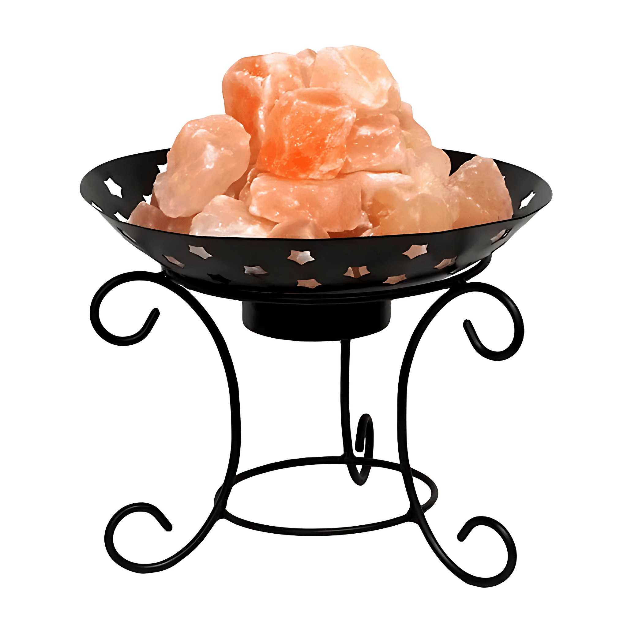 Green Earth Lighting Australia Home & Garden > Lighting > Night Lights & Ambient Lighting Himalayan Salt Iron Fire Bowl Lamp (12V-12W) IRONBOWL