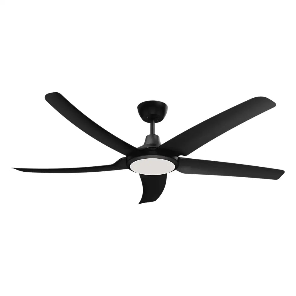 Green Earth Lighting Australia Ceiling Fan HOVER 56" Black DC Ceiling Fan with Remote & CCT LED Light 60070
