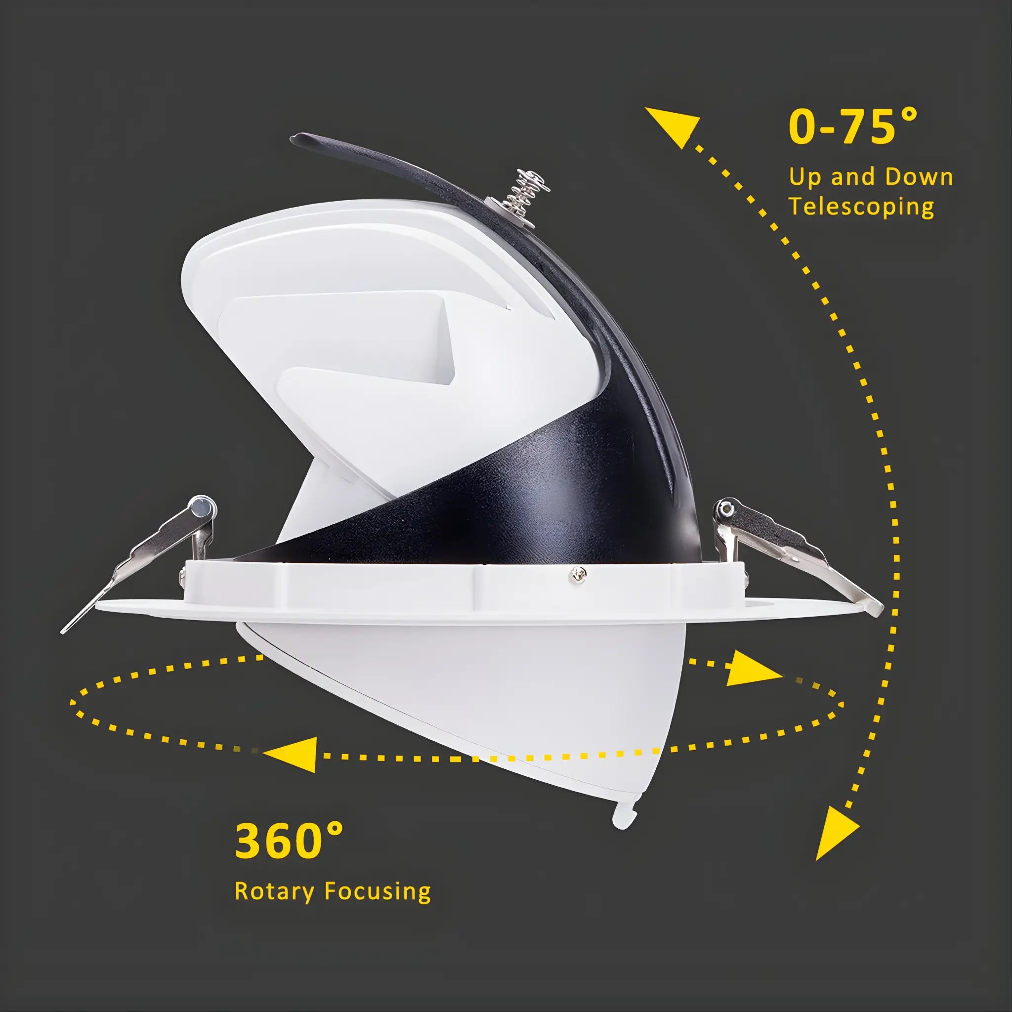 Dl112 30w Tri-colour Dimmable Led Downlight - 145mm
