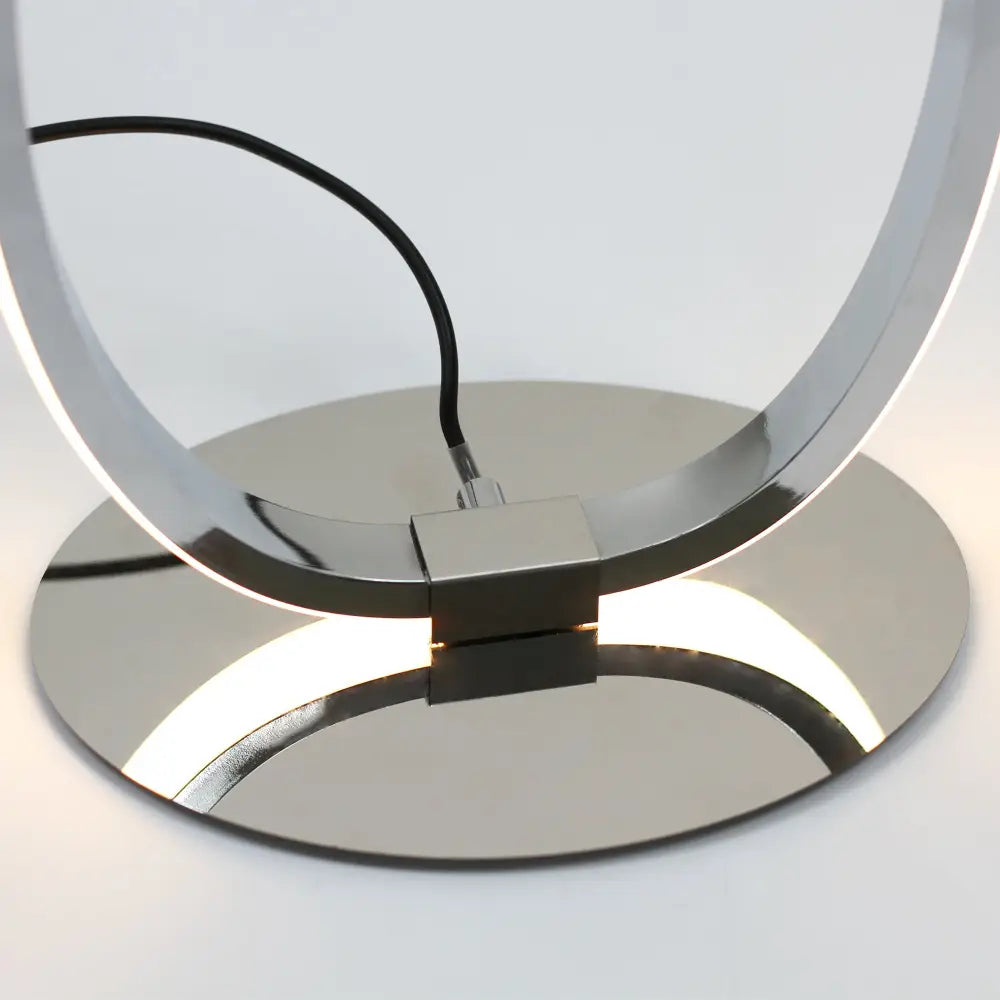 Infinite LED Floor Lamp - Chrome