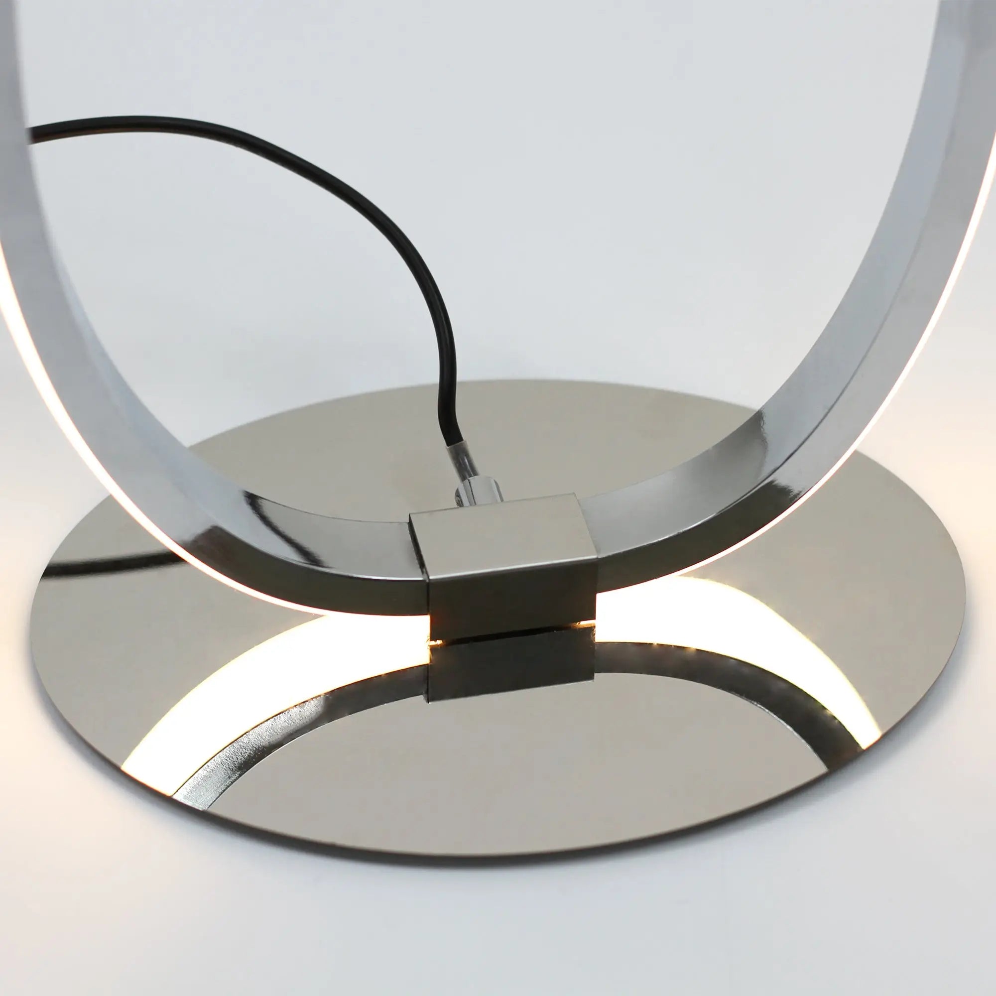 Lexi Lighting Infinite Led Floor Lamp Chrome Finish