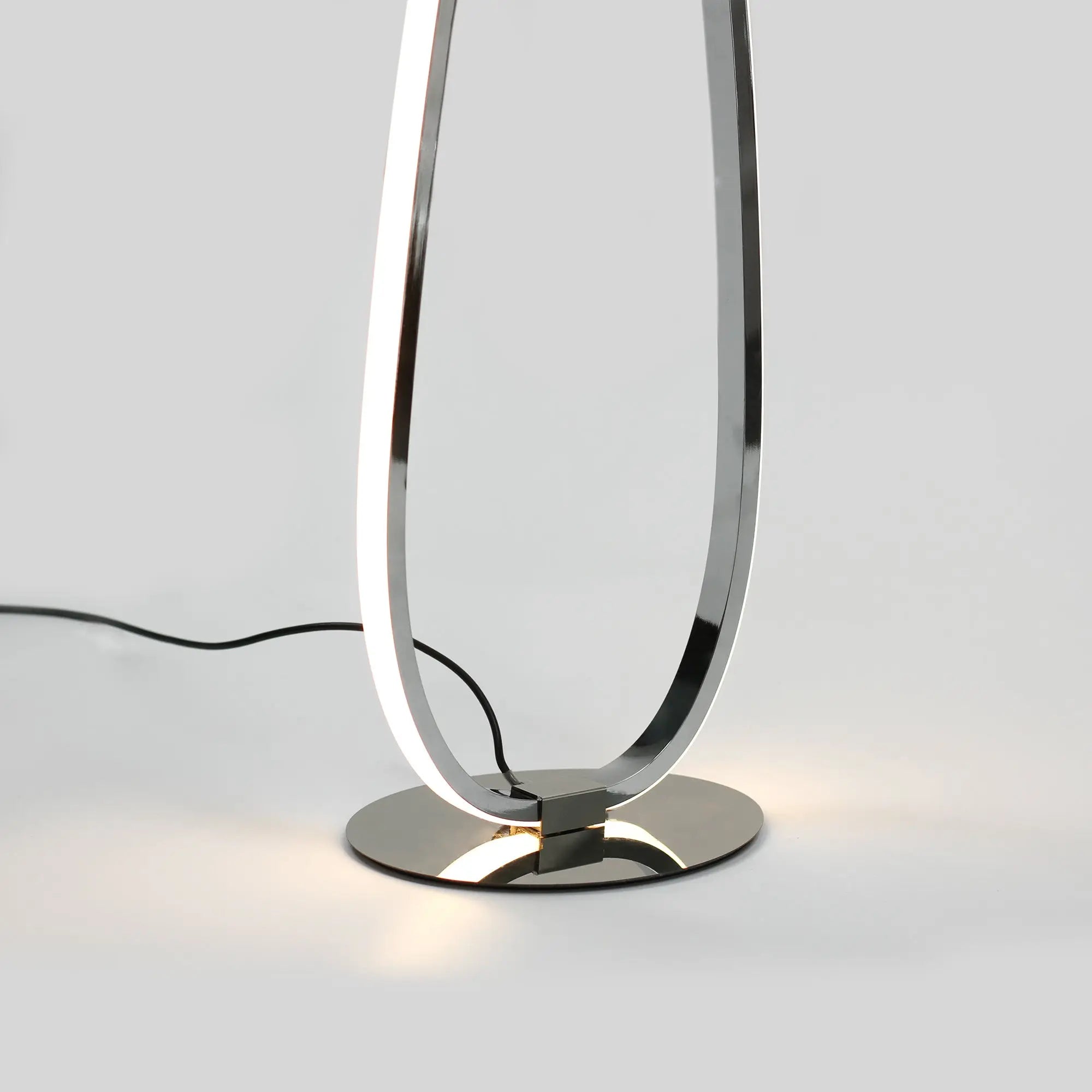 Lexi Lighting Infinite Led Floor Lamp Chrome Finish