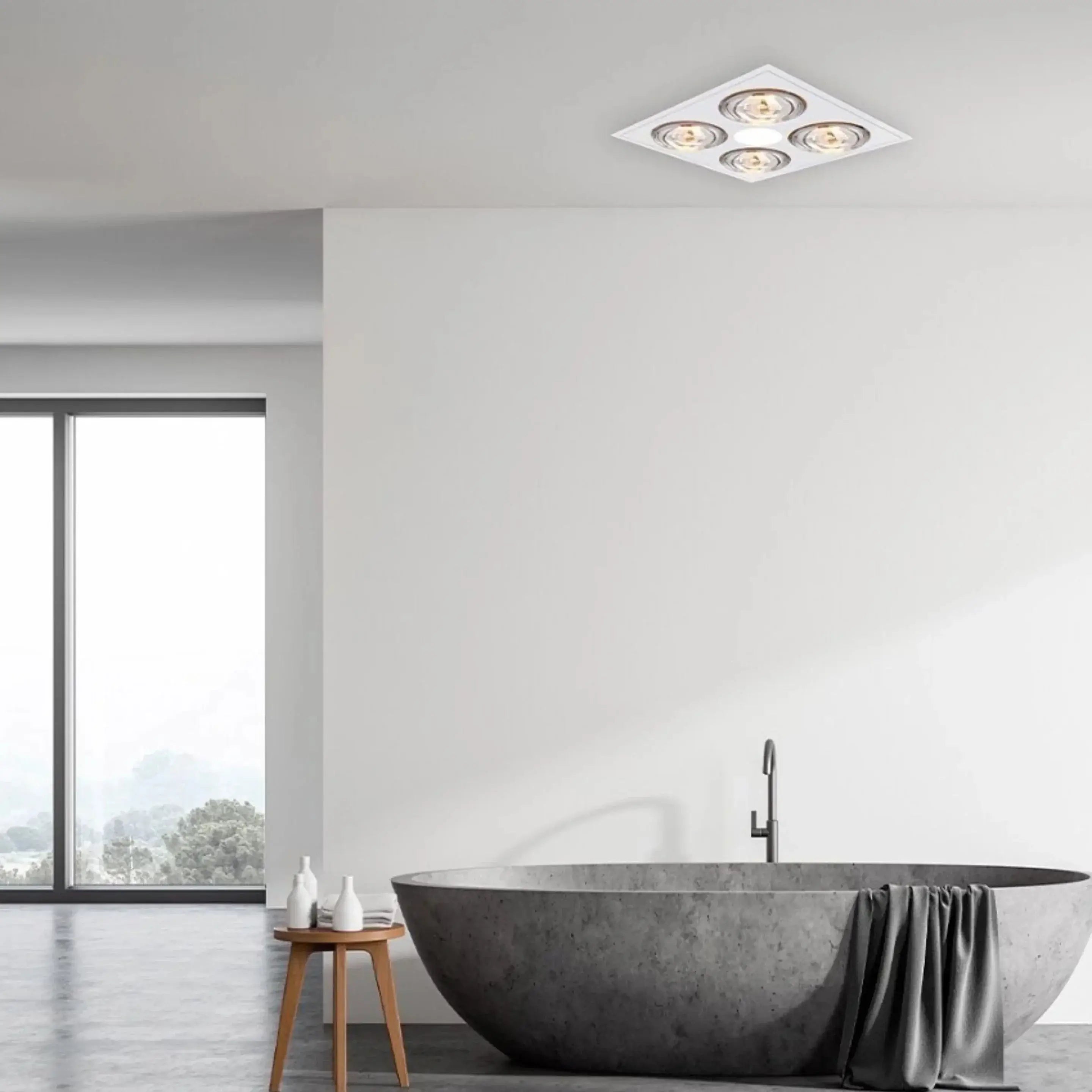 Innolux Comfort 4 Instant Heat Bathroom Heat unit, Light and Exhaust Fan