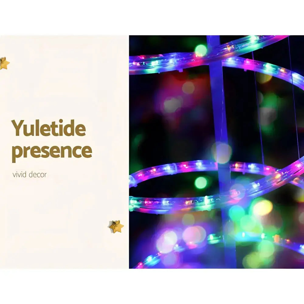 Jingle Jollys 1.88m Christmas Lights Tree 288 Led Decorations
