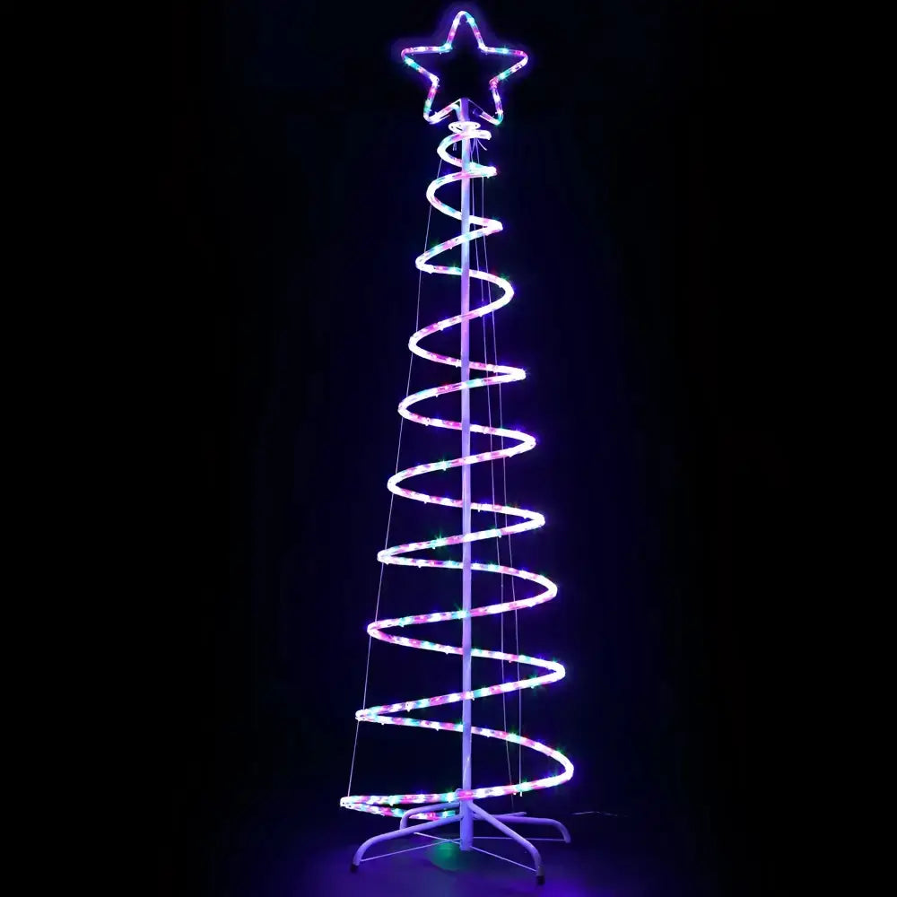 Jingle Jollys 1.88m Christmas Lights Tree 288 Led Decorations