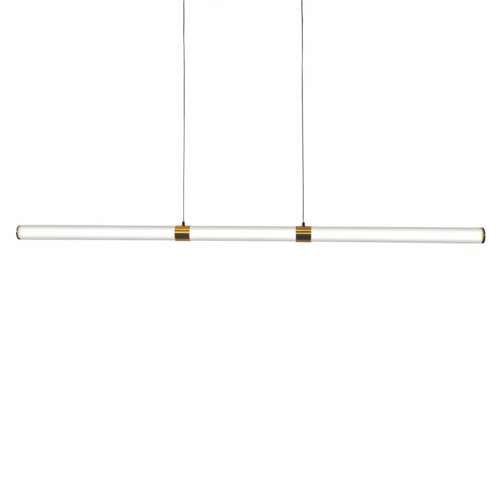 Green Earth Lighting Australia Home & Garden > Lighting > Ceiling Lights Kallita Satin Brass Tri-Colour Dimmable Linear LED Pendant OL60660/150SB