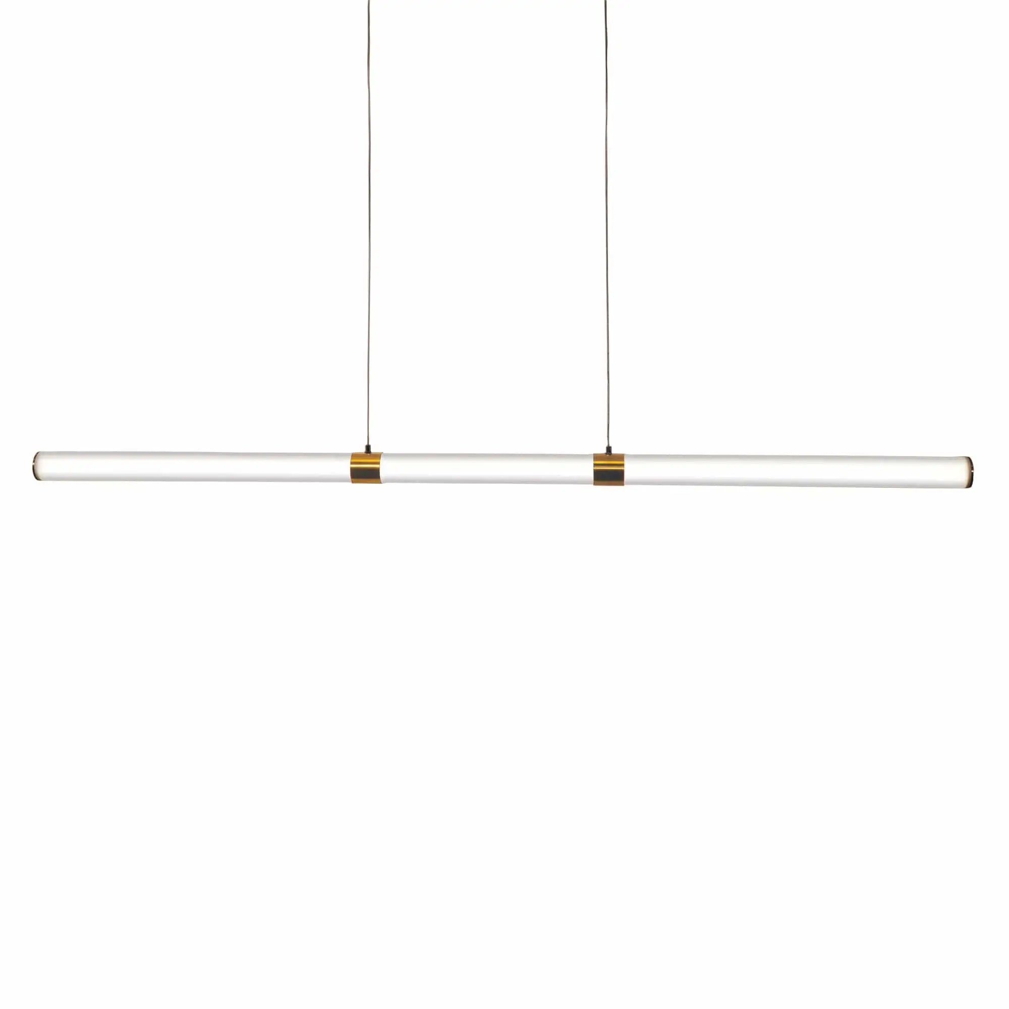 Oriel Kallita Brass Linear Led Pendant – Tri-colour Dimmable