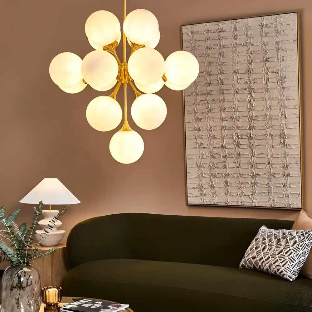 Green Earth Lighting Australia Home & Garden > Lighting Karina Brass 13 Light Pendant 20849