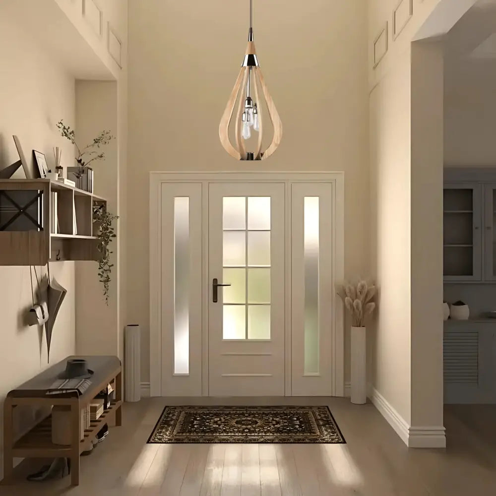 Green Earth Lighting Australia Home & Garden > Lighting Fixtures Karu – 3-Light Timber Pendant Light | Natural Oak BONITO7