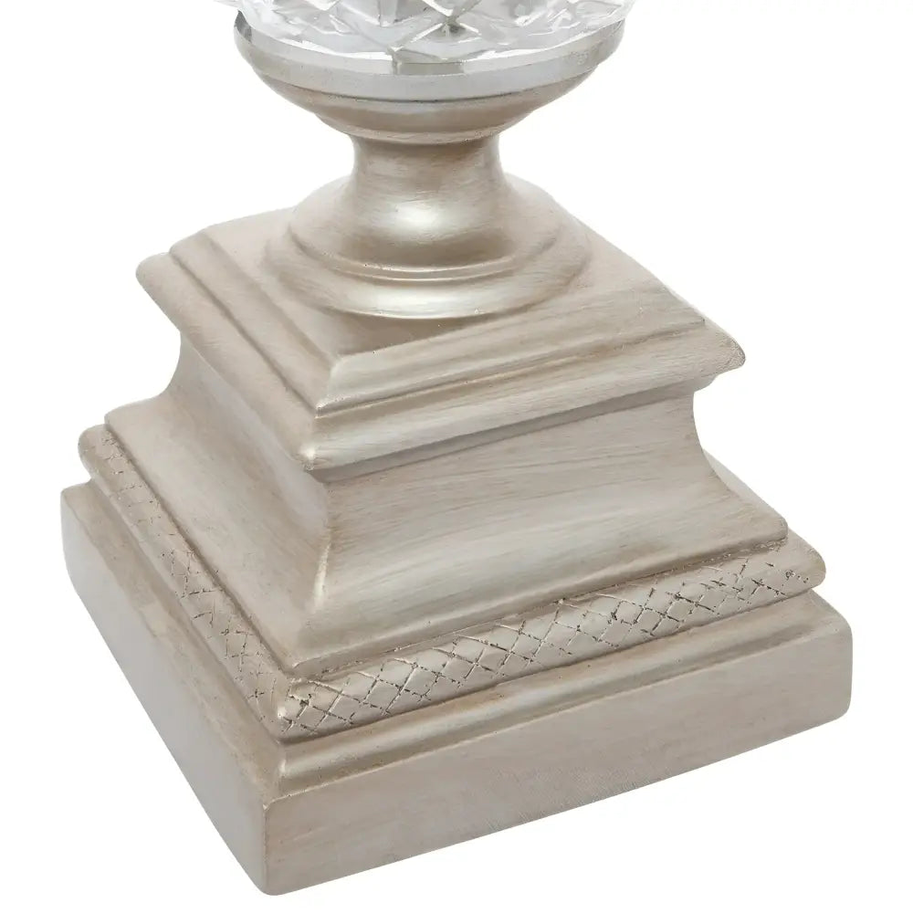 CAFE LIGHTING & LIVING Table Lamp Langley Table Lamp - Antique Silver 11628