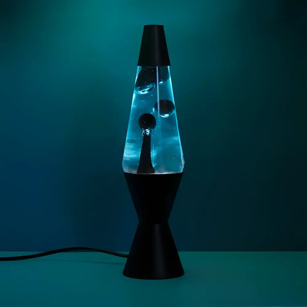 Green Earth Lighting Australia Lava Lamp Lava Lamp Diamond Motion Black Blue - 37cm Tall 596579
