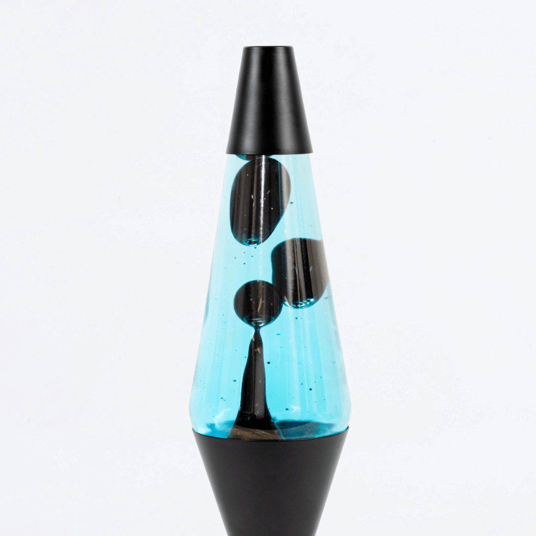 Green Earth Lighting Australia Lava Lamp Lava Lamp Diamond Motion Black Blue - 37cm Tall 596579