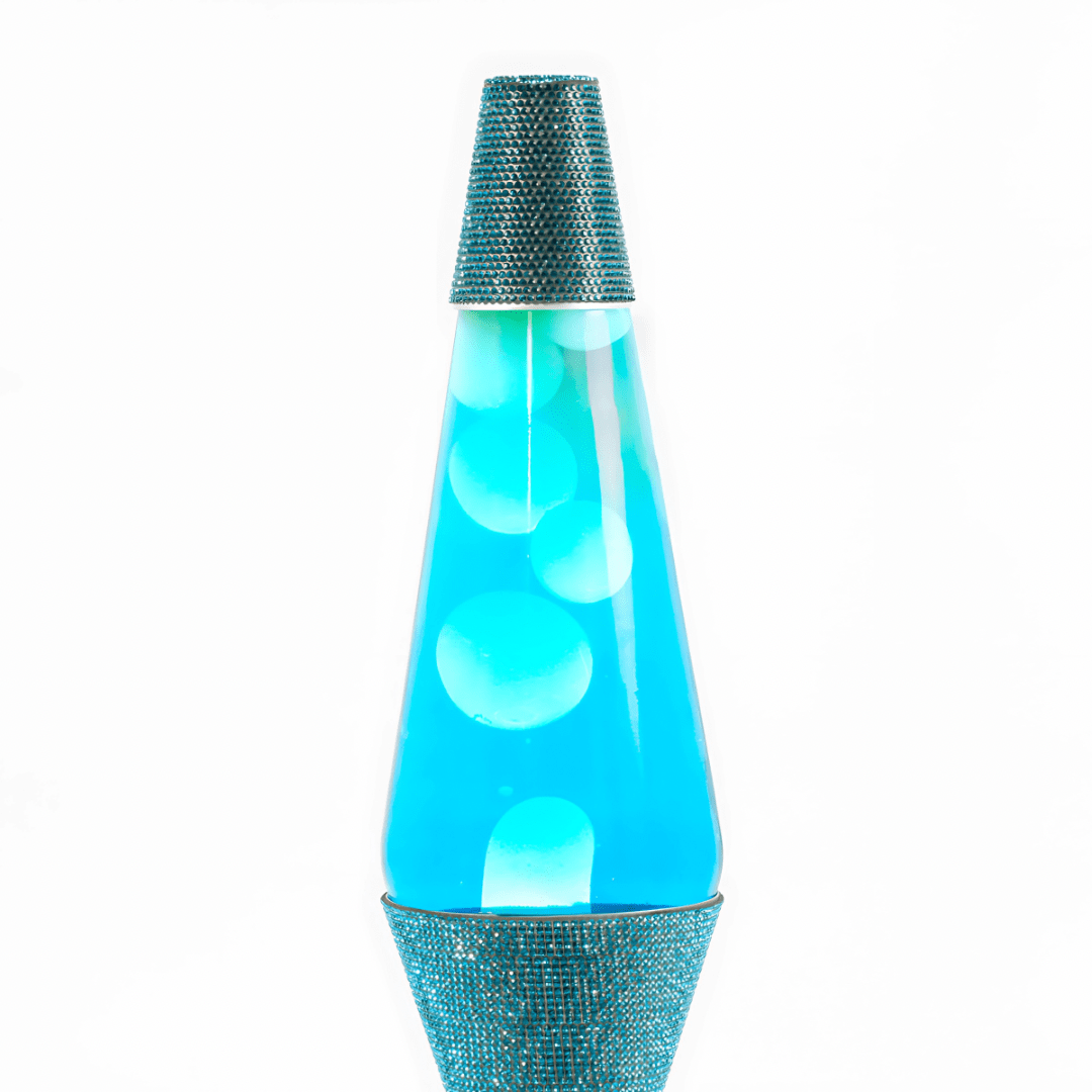 Green Earth Lighting Australia Lava Lamp Lava Lamp Diamond Motion Blue Disco Glam - 37cm Tall 596146