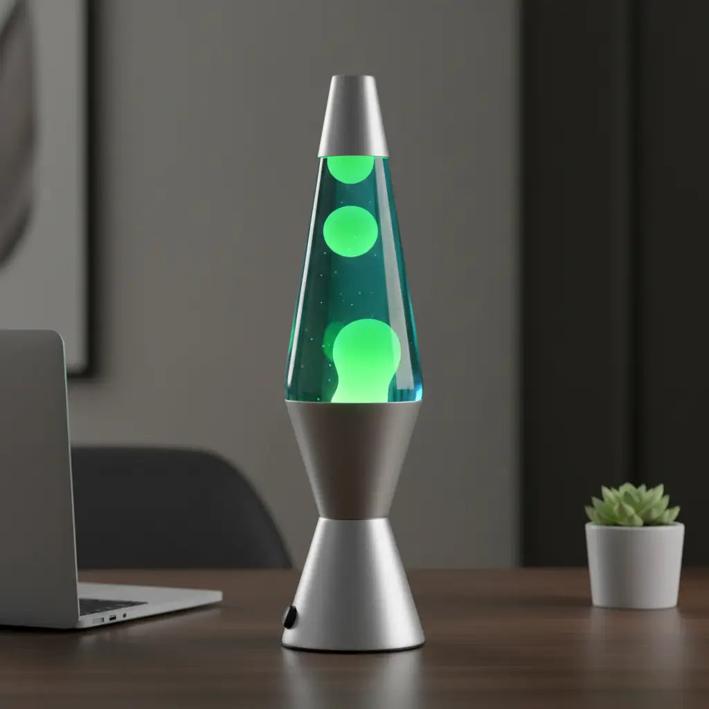 Blue Yellow Diamond Motion Lava Lamp