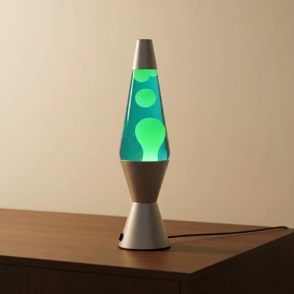 Blue Yellow Diamond Motion Lava Lamp