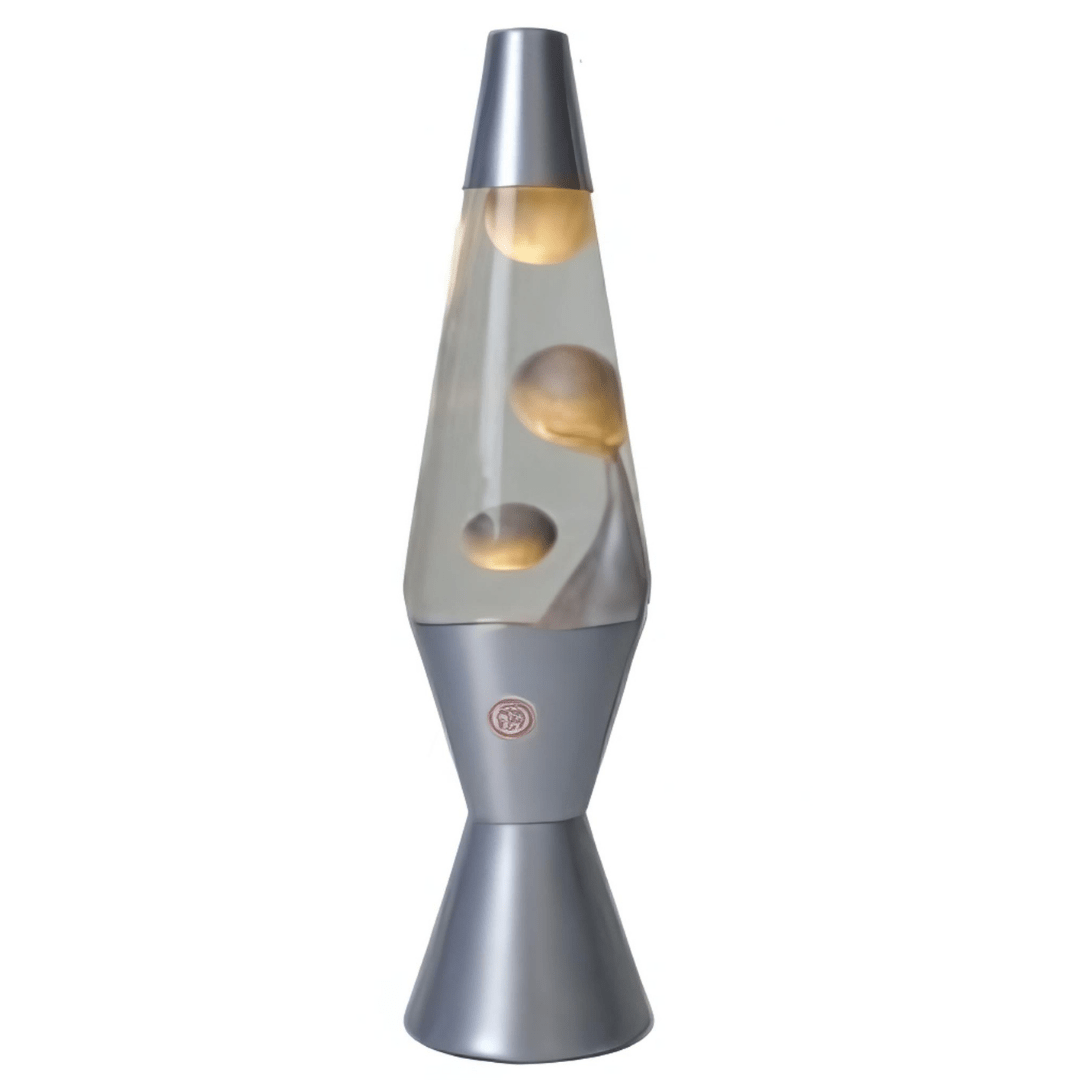 Green Earth Lighting Australia Lava Lamp Lava Lamp Diamond Motion Large 37cm - Metallic Silver KM802N1