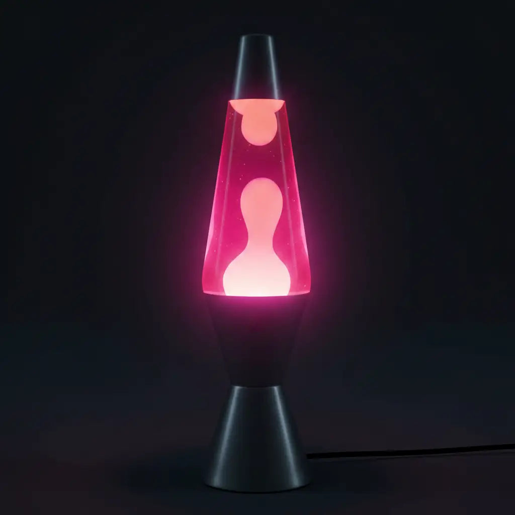 Pink White Diamond Motion Lava Lamp