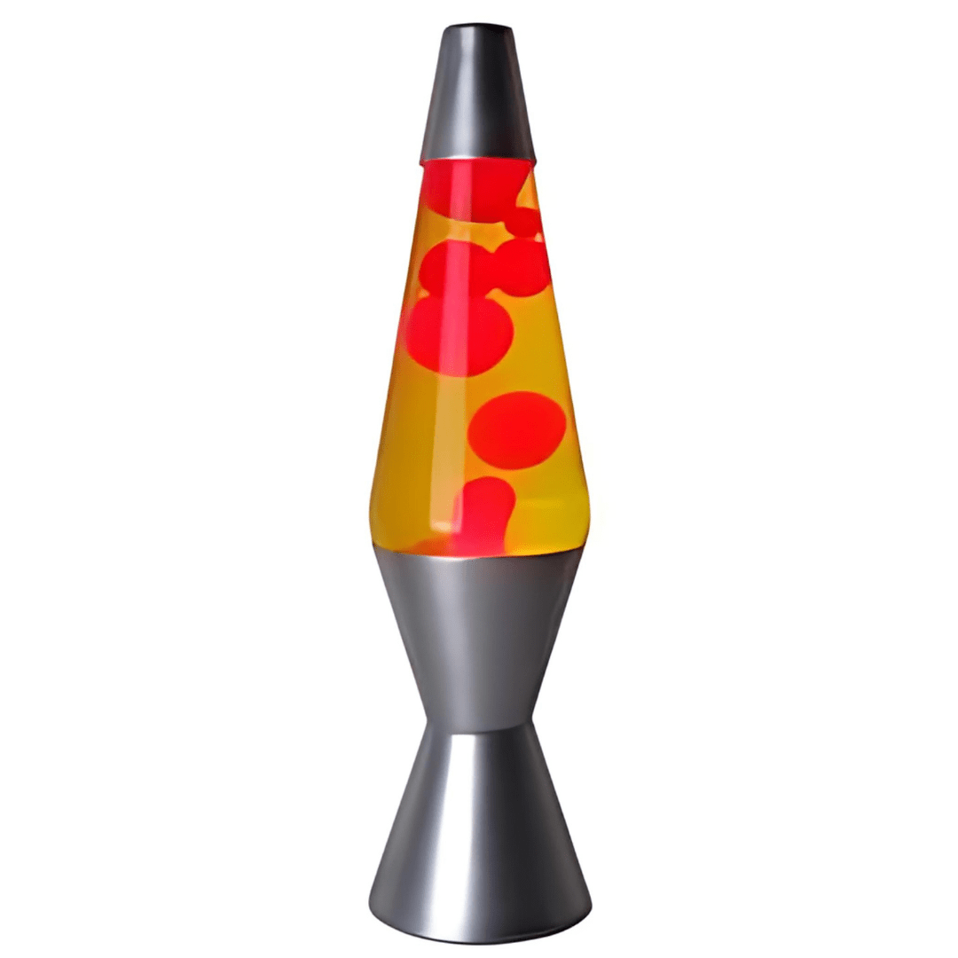 Green Earth Lighting Australia Lava Lamp Lava Lamp Diamond Motion Large 37cm - Yellow Red KM802E