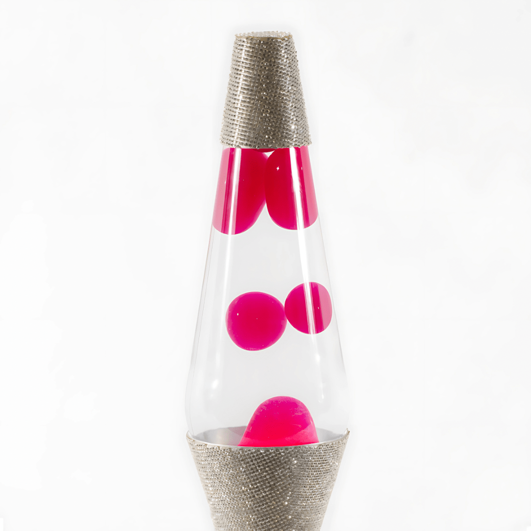 Green Earth Lighting Australia Lava Lamp Lava Lamp Diamond Motion Pink Disco Glam - 37cm Tall 590850