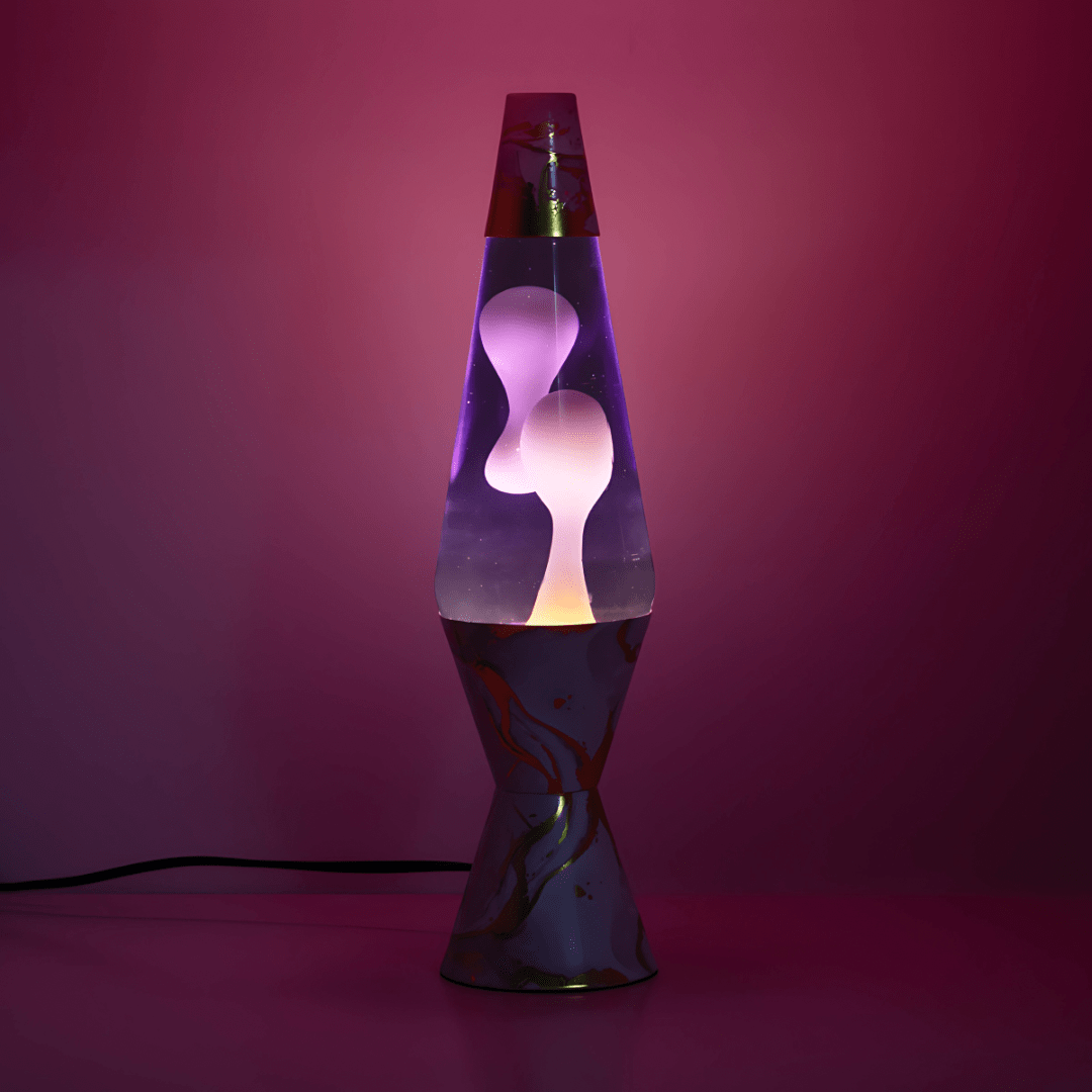 Green Earth Lighting Australia Lava Lamp Lava Lamp Diamond Motion Pink Marble - 37cm Tall 596148