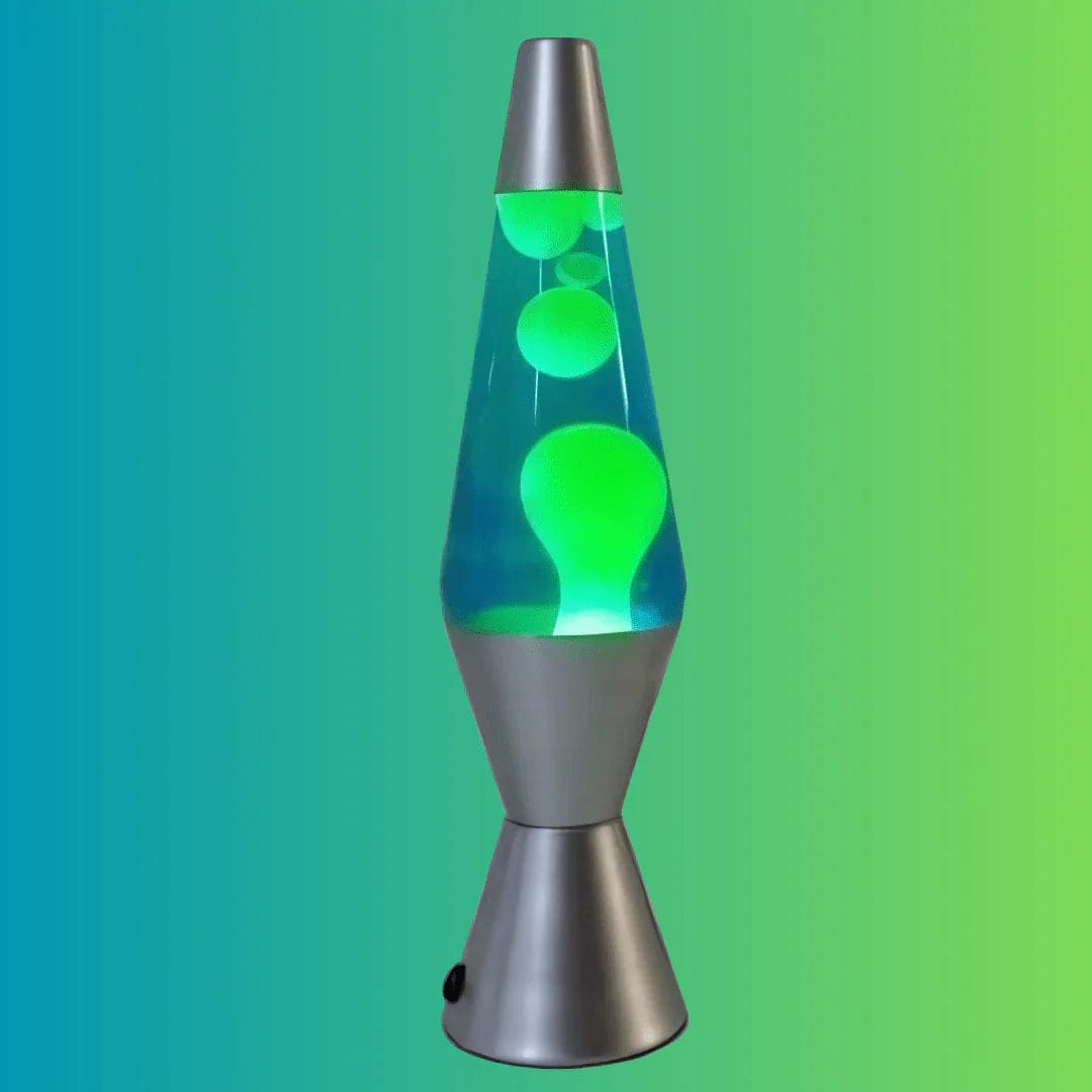 Green Earth Lighting Australia Lava Lamp Lava Lamp Diamond Motion Silver Yellow Blue - 37cm V210-2608273