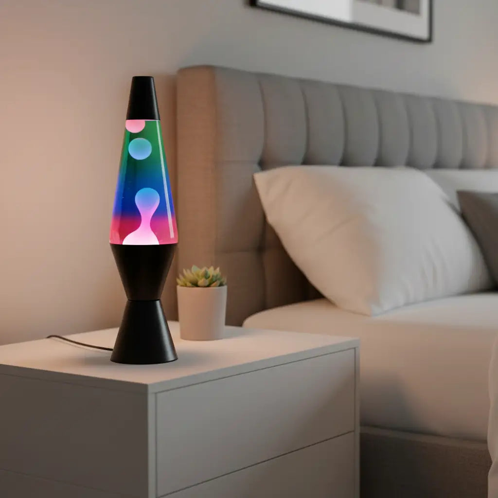 Prism Gradient Glass Diamond Motion Lava Lamp