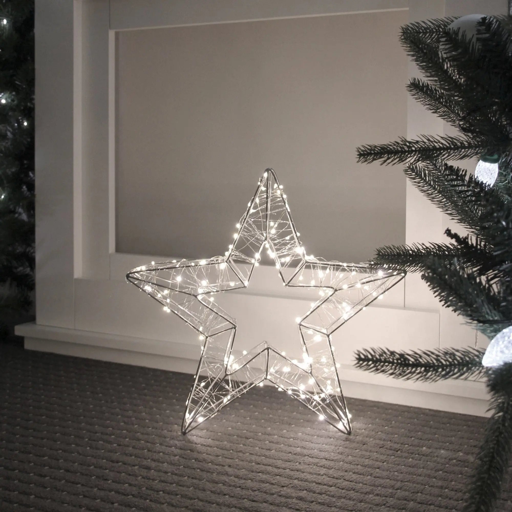 Promo Christmas Figure LED Christmas Star - Dual Colour - 3 Size Options