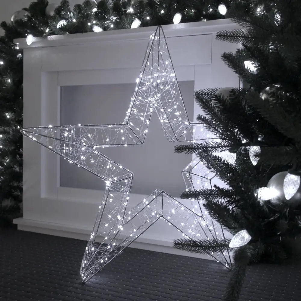 Promo Christmas Figure LED Christmas Star - Dual Colour - 3 Size Options
