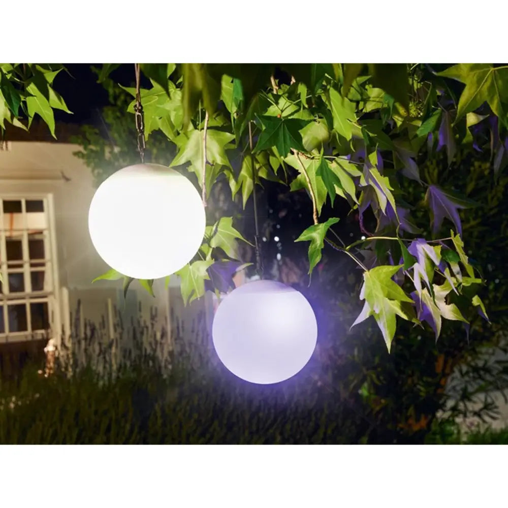 LED Hanging Ball Solar + DC Power
