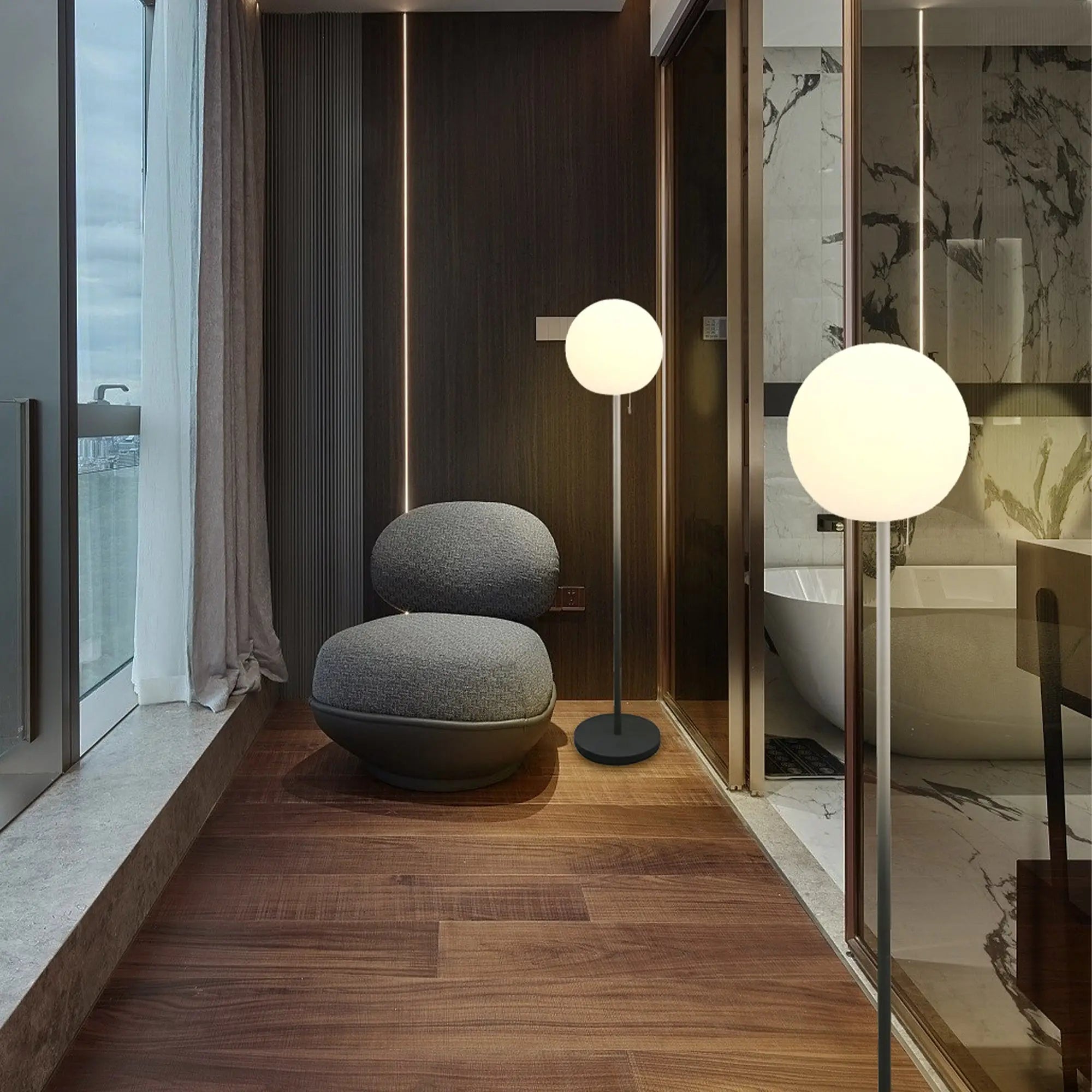 LED Mood Floor Lamp 30CM Power