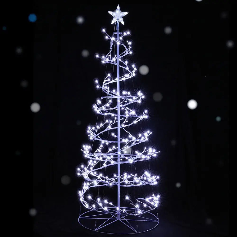 Led Spiral Christmas Tree with 320 Led Lights