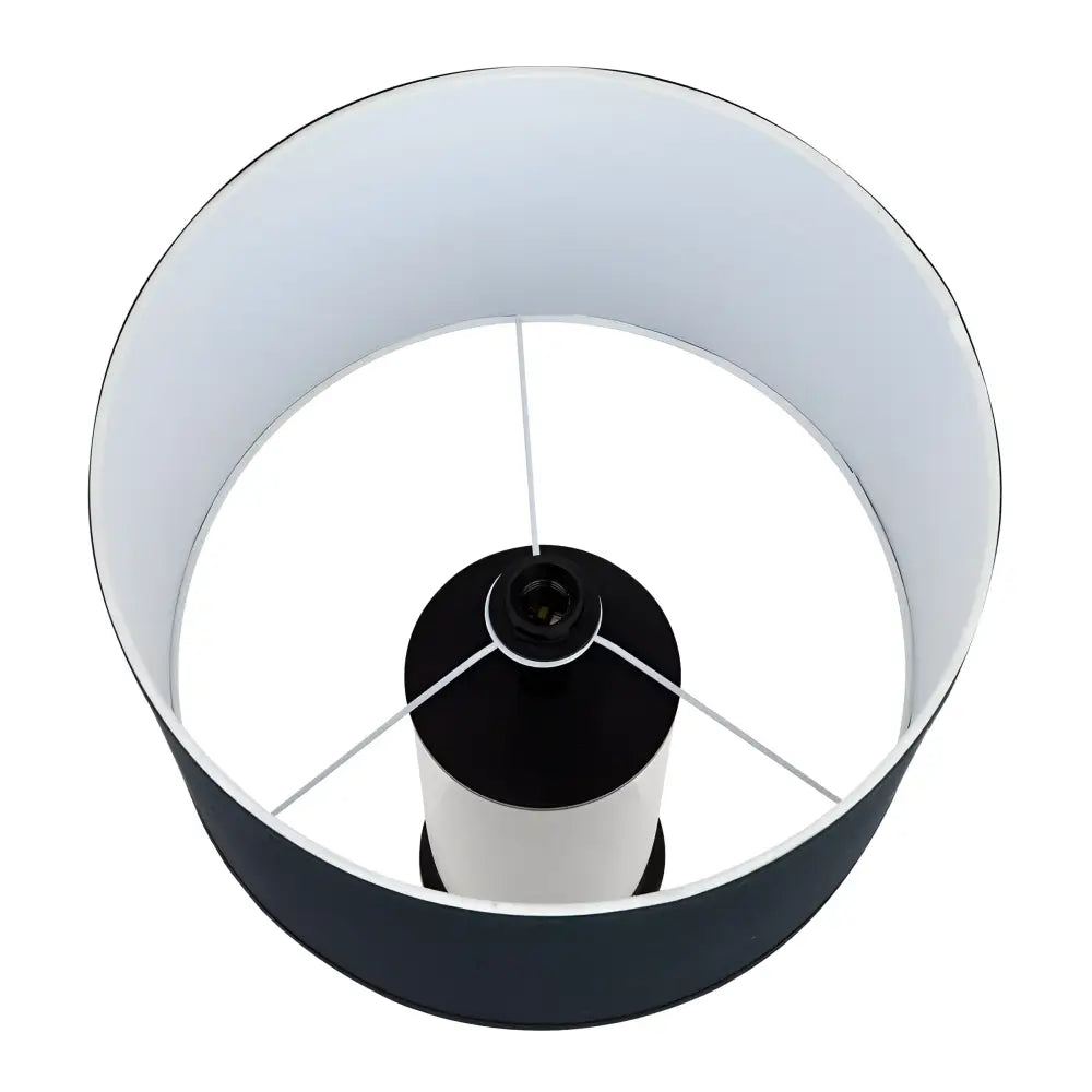 CAFE LIGHTING & LIVING Table Lamp Left Bank Table Lamp - Black w Black Shade B12259