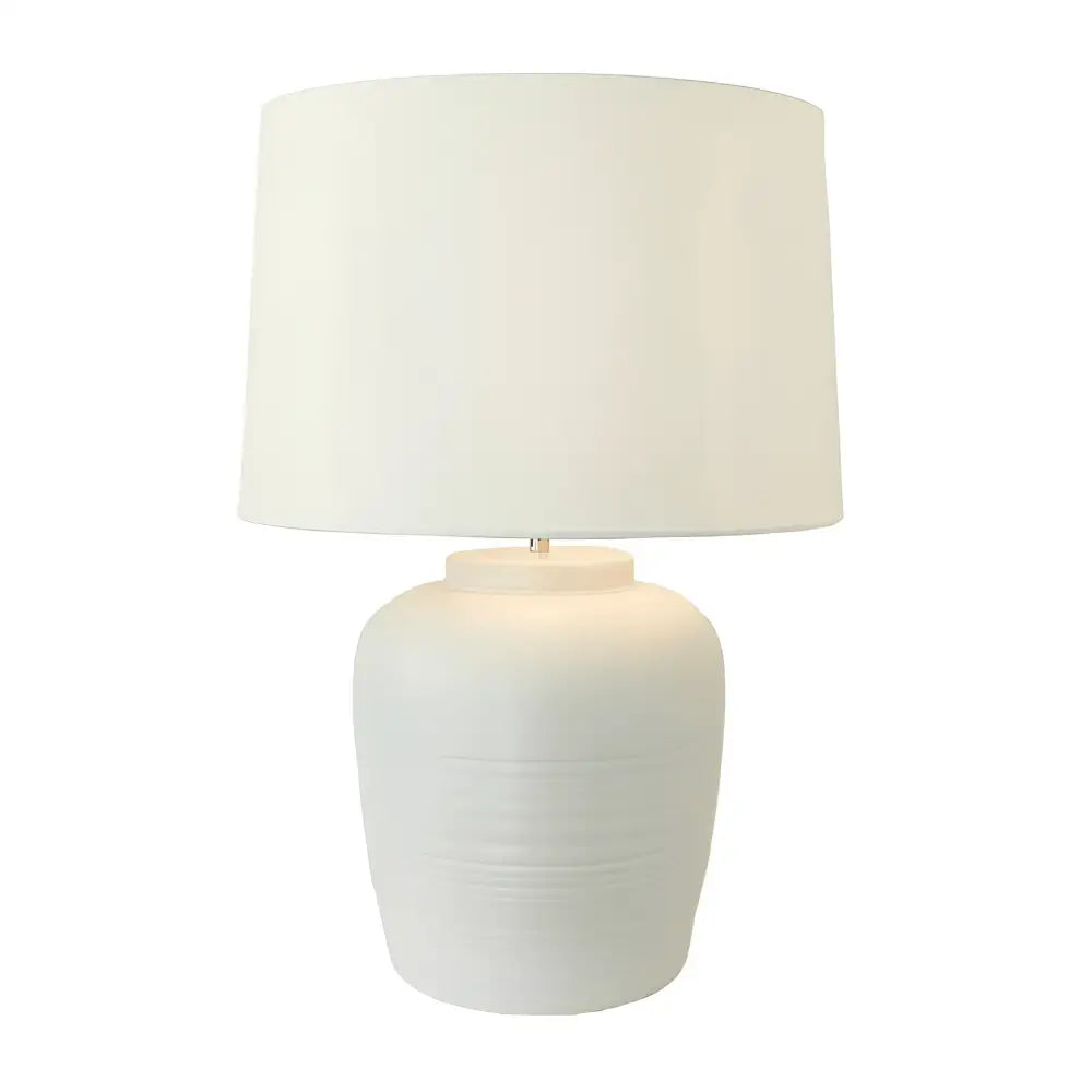 Green Earth Lighting Australia Table Lamp Levanzo Table Lamp - White 12441