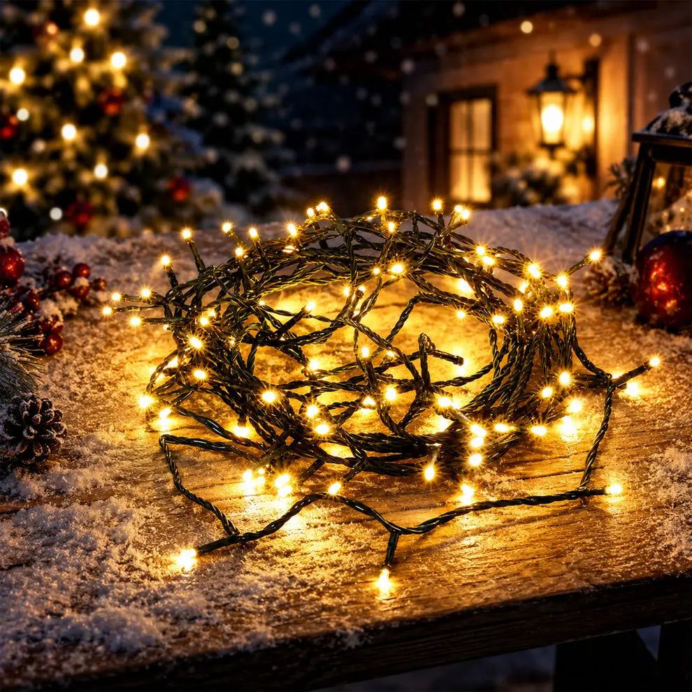 Lexi Lighting 420 LED Solar Fairy Lights 30m – Warm White