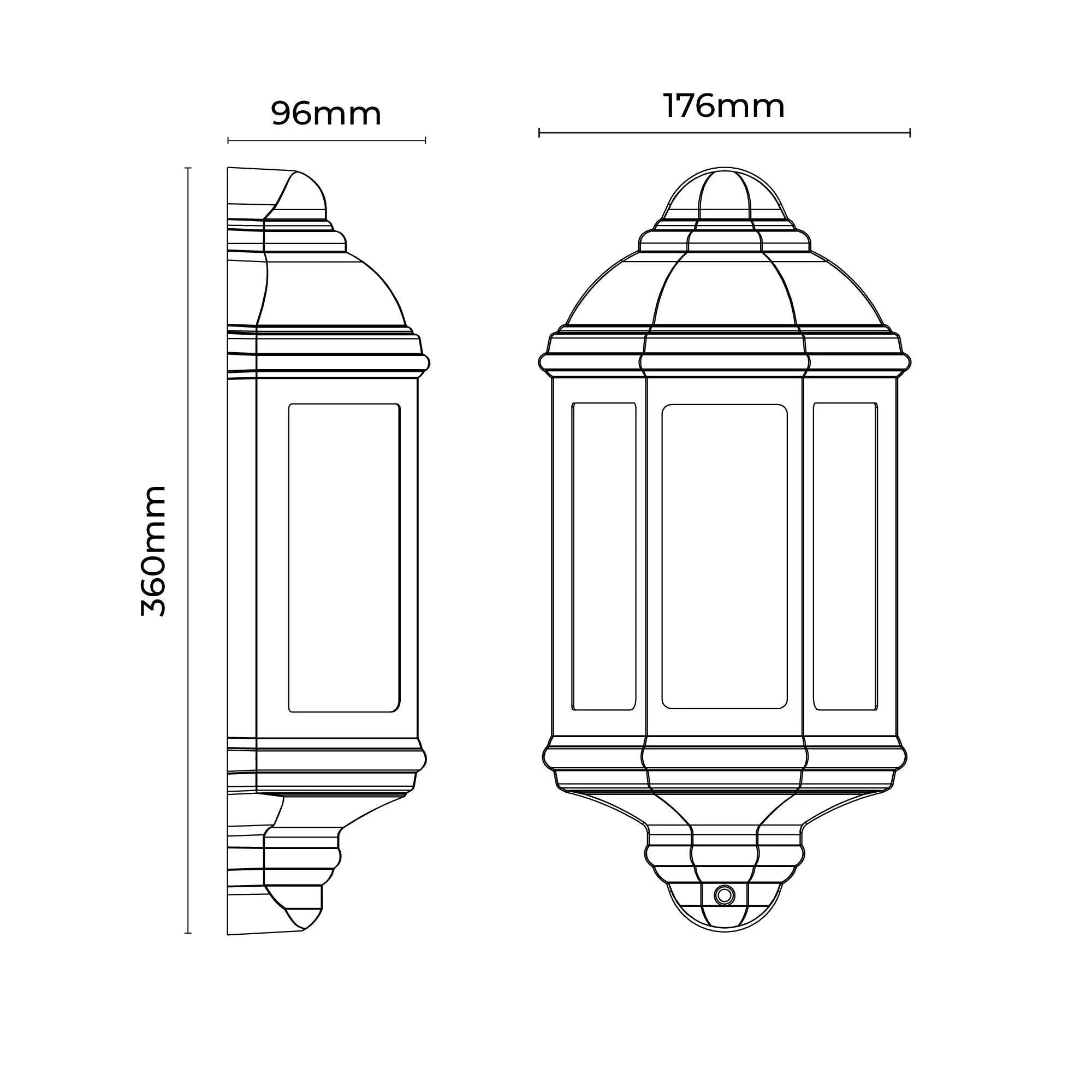 Lexi Lighting Avara Outdoor Wall Sconce With Sensor - Beige