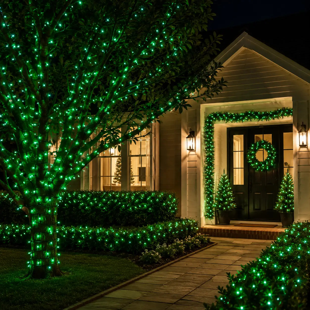 Lexi Lighting 21M 240 LED Green Colour Connectable Fairy Lights