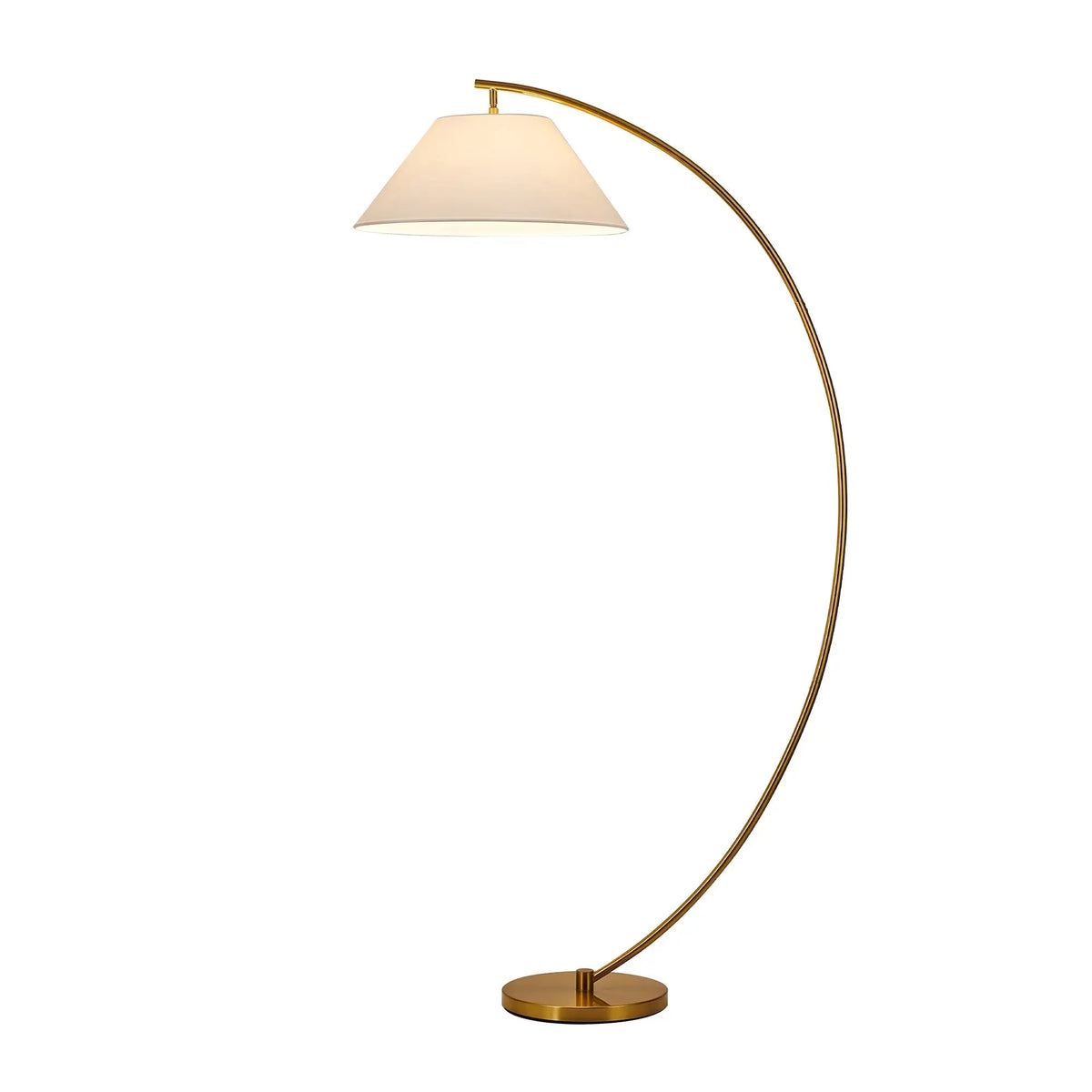 Remi Floor Lamp - Black/Brass