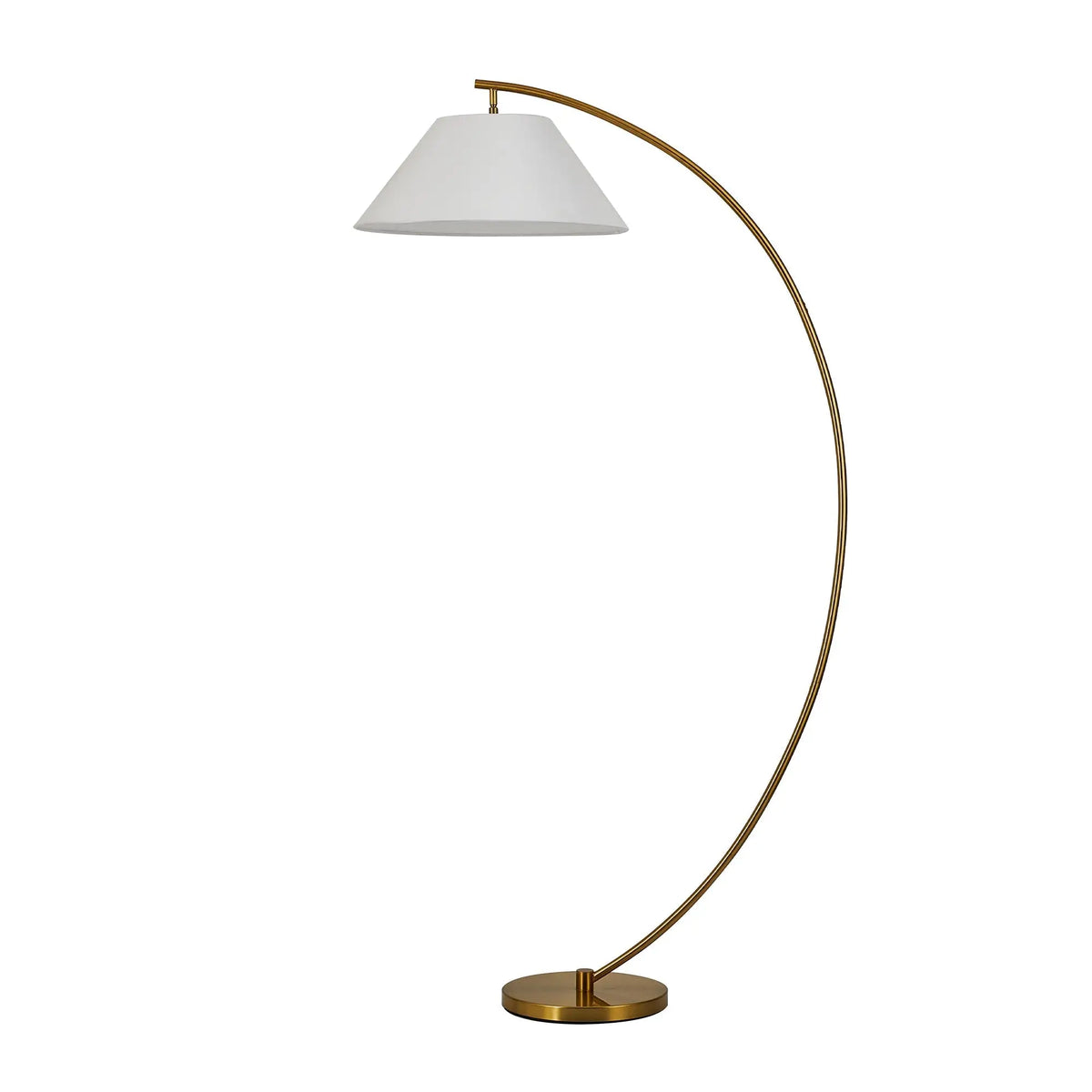 Remi Floor Lamp - Black/Brass