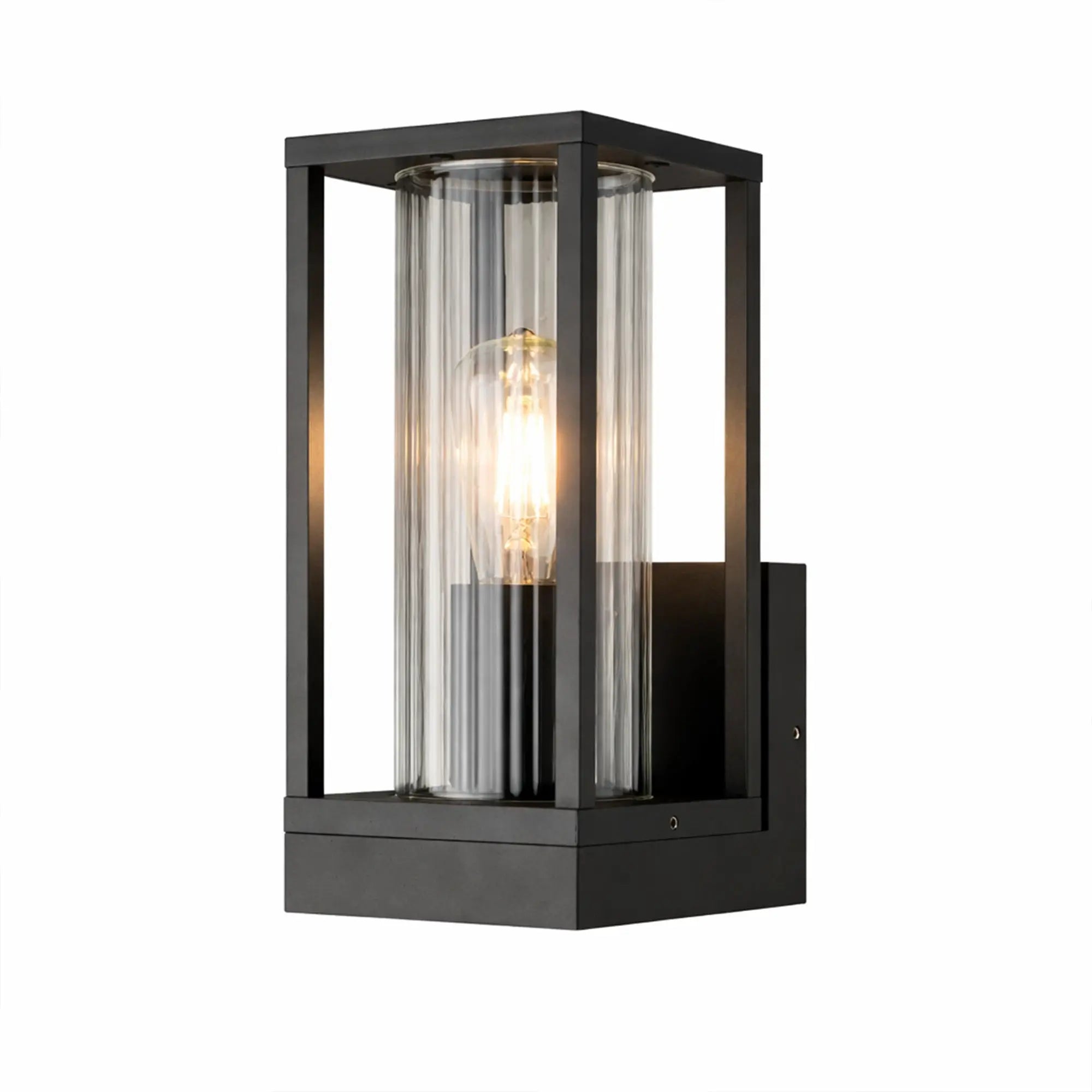 Lexi Lighting Arlo Frame Black Outdoor Wall Sconce