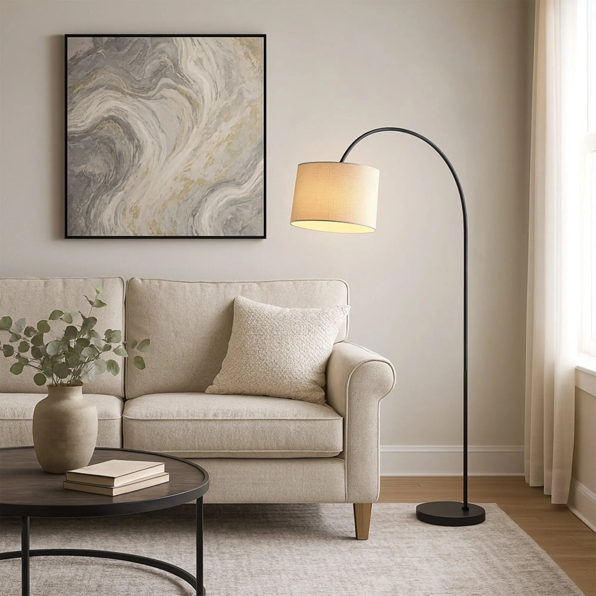 Lexi Lighting Tanya Arched Floor Lamp