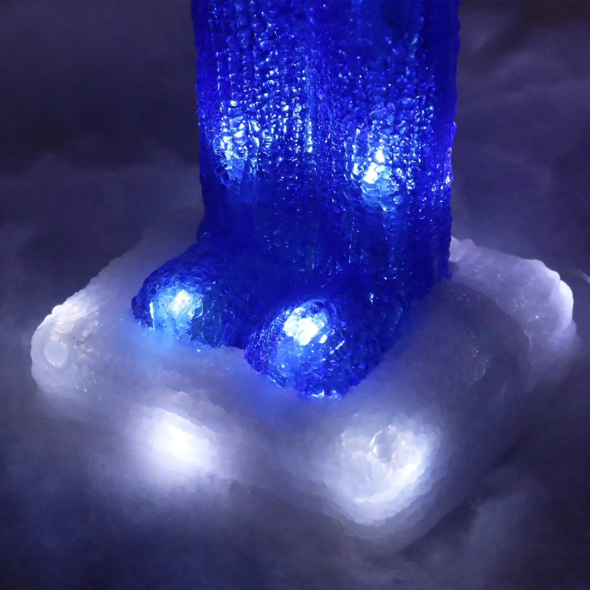 Lexi Lighting Acrylic Nutcracker V1 White Led 57cm
