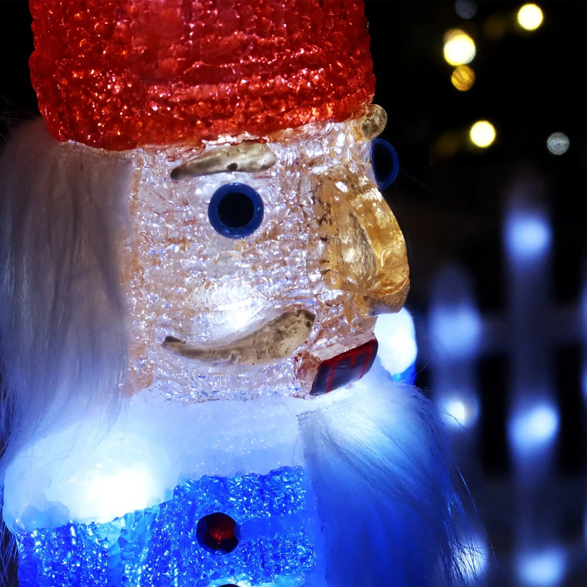 Lexi Lighting Acrylic Nutcracker V1 White Led 57cm